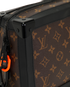 Solar Ray Soft Trunk, &pound;895, Handbags, Black/Brown, Canvas/Leather, Other view